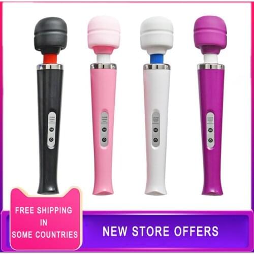 10 Speed AV Vibrator Powerfull Magic Wand Stick G-spot Stimulation Body Massager Clit Vibrators Sex Toys for Women Masturbation