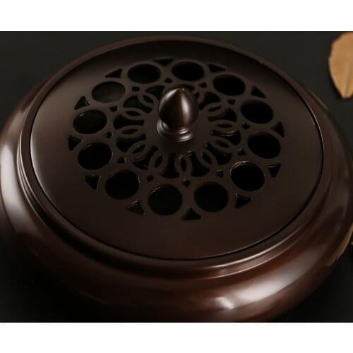 Dropship Buddhist supplies Incense burner home decor ancient copper sink temple incense burner incense furnace