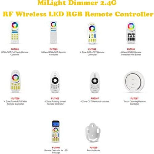MiLight Dimmer 2.4G RF Wireless LED RGB Remote Controller FUT006 / FUT007 / FUT088 / FUT089 / FUT087 FUT090 FUT092 FUT095 FUT096