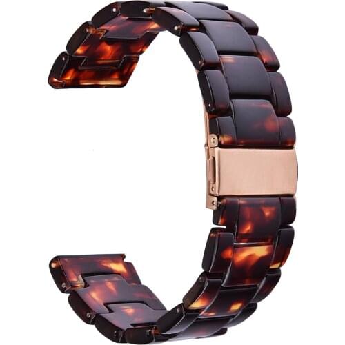 Resin Bracelet Replacement Strap Link 22mm band for Samsung Galaxy Watch 46mm Active Gear S3 Classic Amazfit 2S HUAWEI watch GT