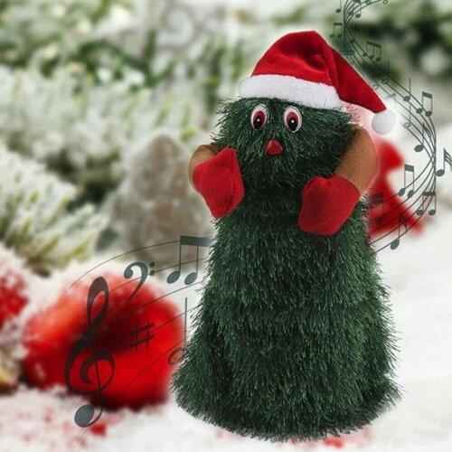 Christmas Tree Electric Musical Rotatable Children Xmas Party Gift Kid Toy Doll Christmas Trees