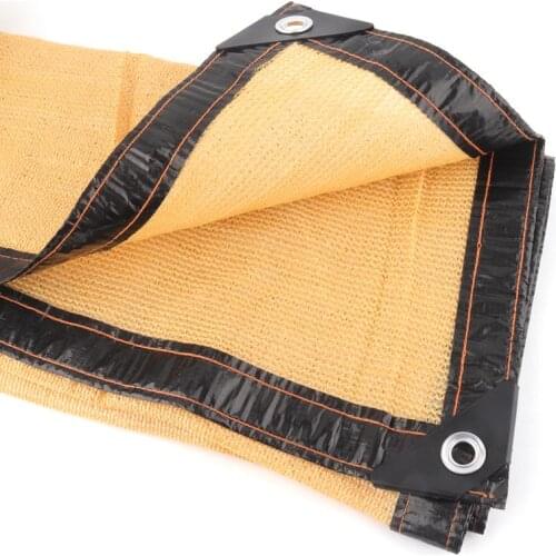 Home Terrace Beige Sun Shade Net Balcony Privacy Nets HDPE Anti-UV Succulent Plant Sunproof Net Garden Fence Safety Net