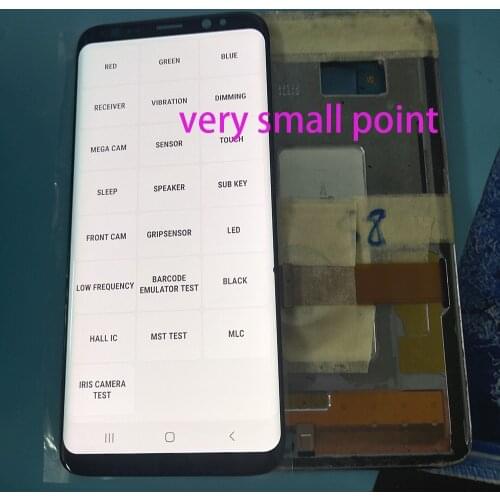 Points AMOLED No Frame For Samsung Galaxy S8 S8+ G950F G955F G950F S9 S9Plus G960 G965F S10 S10Plus LCD Display Touch Screen