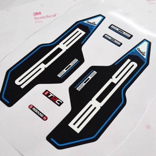BOS Deville 160 Front Forks, Mountain Bikes Bicycle Fork Stickers BOS Stickers Decals Bicycle Forks Protection Stickers