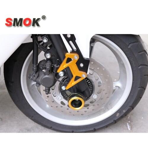 SMOK Motorcycle Falling Protectors Front and Rear Fork Wheel Frame Slider Crash Pads For Yamaha nmax 155 Scooter
