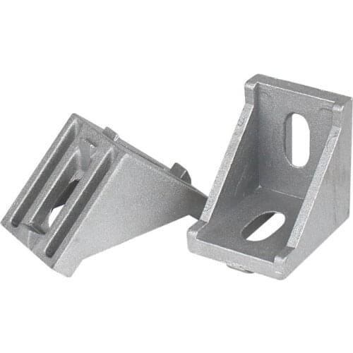 10-25pcs Aluminum 2020 Corner Bracket Fittings L type Angle Code for Industrial Connector Aluminium Profile CNC Router Hardware