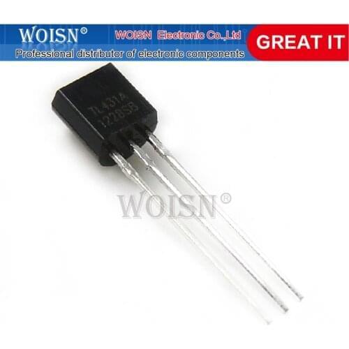 100PCS TL431 TL431A TO-92 431 voltage regulator TO92 Transistor new original In Stock