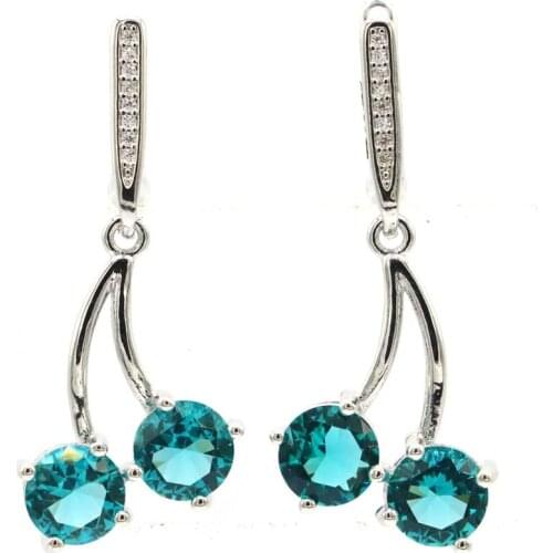 29x16mm SheCrown Jewelry Set Golden Citrine CZ For Girls Daily Wear 925 Sterling Silver Earrings Pendant Drop Shipping