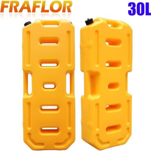 30L Red/Yellow/Army Geen Plastic Fuel Barrels Gas Spare Oil Tank Container Pot Anti-static Jerry Can Fuel Tank Gasoline Diesel