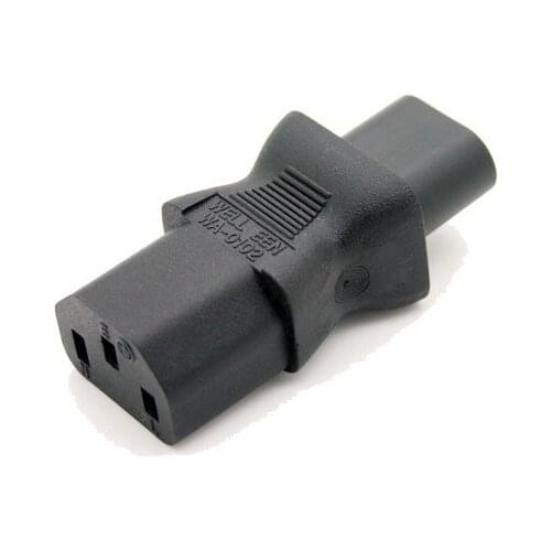 LBSC IEC 320 C8 male to C13 3Pin female power adapter, C13 to c8, C8 to C13 IEC 3Pin Female to 2Pin Male