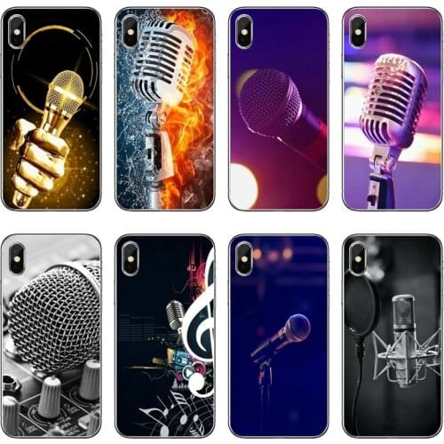 Music microphone Accessories phone Case For Huawei Honor 20 10i 9X 10 Lite 8S 8C 8X 7C 7X 7A 6C Pro 6 6A 6X 5A 5C V8 V10