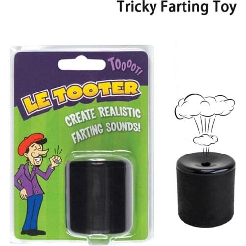 Create Farting Sounds Fart Pooter Gag Joke Machine Party Squeeze the fart tube Funny Spoof Plastic Toys For Childrens Gift