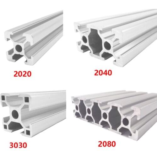 CNC 3D Printer Parts 4pcs/lot 2080 Aluminum Profile European Standard Anodized Linear Rail Aluminum Profile 2080 Extrusion2080