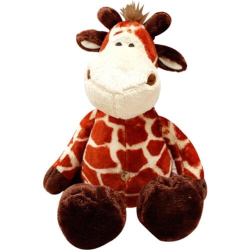 BOLAFYNIA Children Plush Stuffed Toy Baby Kids Toy for Christmas Birthday gift Creative simulation giraffe doll