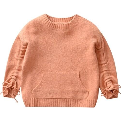Baby Sweater Girls Pullovers Autumn Winter Childrens Comfortable Long Sleeve Baby Cartoon Baby Girls Clothes