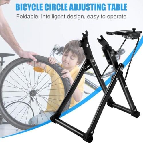 Home Mechanic Bicycle Wheel Truing Stand Wheel Maintenance Home Truing Stand Holder Support Bike Repair Tool