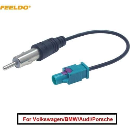 FEELDO 10Pcs Car Stereo Radio Audio Installation FM/AM Antenna Adapter For Volkswagen/BMW/Audi/Porsche/Mini Wiring Cable #AM6007