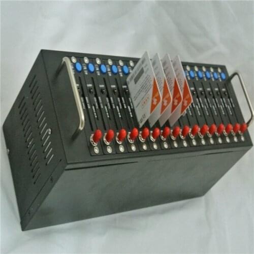 EDGE Sierra sl6087 16 port modem pool quad band 850/1900/1800/1900 SMS modem pool 16 port