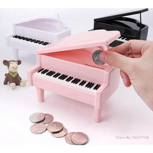 Simulation piano piggy bank cute simulation phone piggy bank decoration girl ornaments childrens birthday gifts piggy bank