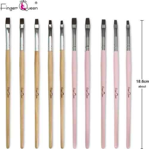 5pcs Nail Brush Set Nail Brush Painting Nail Art Brush For Nail Liner Painting Gel Polish Brushes Tools B057