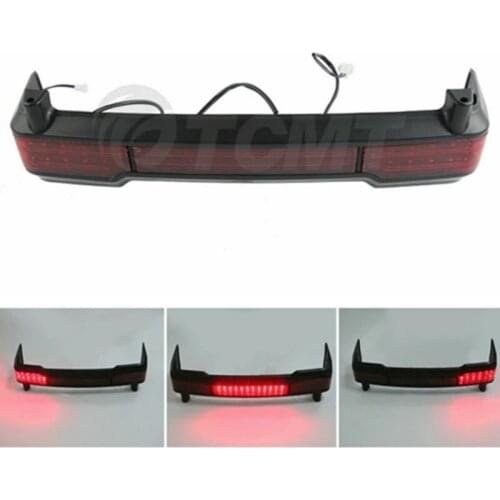 Motorcycle LED Tail Brake Running Light For Harley Touring Classic Ultra King Tour Pack Street Glide 09-13
