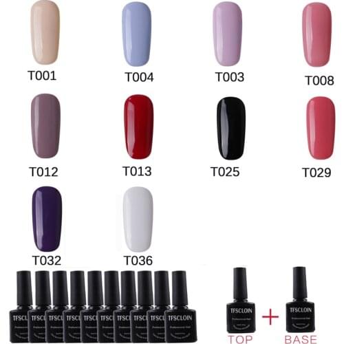 Nail Polish Set Gel Hybrid Varnish Soak Off UV Gel LED Semi Permanent All For Manicure Nail Art Decoration Gel kit