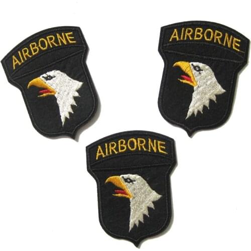 New Arrival Patch Airborne praches Patches Strijk Applicaties For Clothing Custom Applique Wholesale