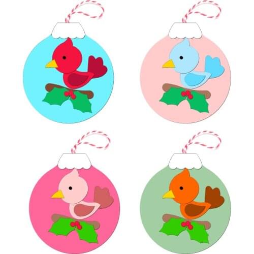 New Christmas, pendant Wooden die Scrapbooking C-735 Cutting Dies Multiple sizes