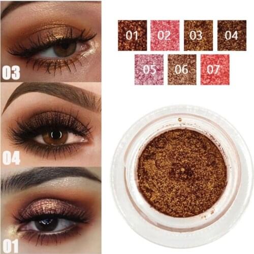 Single Color Shimmer Eyeshadow Cream Smudge-proof Glitter Eye Shadow Pigment Makeup Beauty Make Up Cosmetic g1