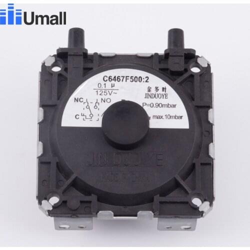 Air gas water heater pressure switch AC125V DC48V 0.1A 10Mbar air pressure switch plug water heater replacement appliance parts