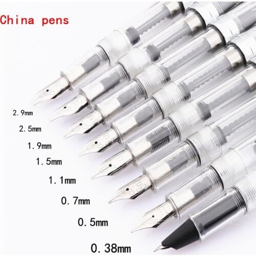 Jinhao 990 Transparent white Student school Business office Fountain Pen supplies Student ink pens