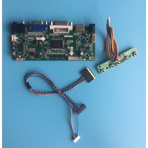 Controller board Audio DIY for LTN156AT24 display 1366X768 Panel 15.6" Screen monitor LVDS VGA HDMI LED LCD M.NT68676 kit DVI