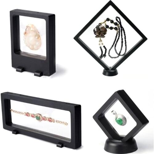 3D Floating Frame Display Stand for Challenge Coins Aa Medals Chips Badges Medal
