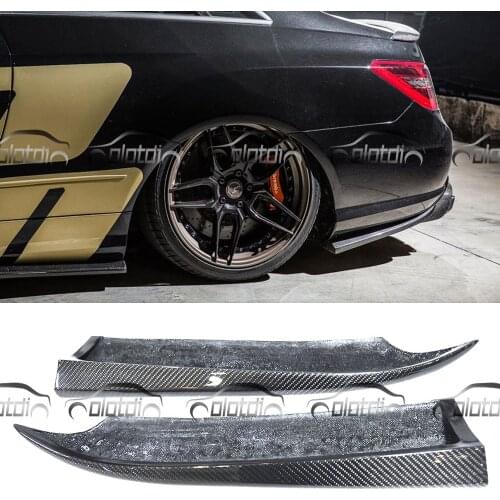 Rear Bumper Splitters Aprons Canards Lip For Mercedes Benz W207 E Class Coupe 2009-2011 Car Styling