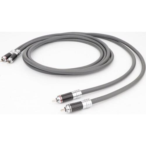 Preffair X423 OCC Copper Hifi Audio Video Interconnect Cable Audio Extend Signal Wire with Rhodium Plated RCA Connector Plug