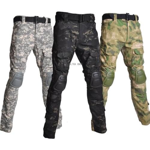 Hunting Tactical Pants Training Paintball Hiking Climbing Airsoft Camo Army Trousers Fishing Shooting Cs Combat Pants Military