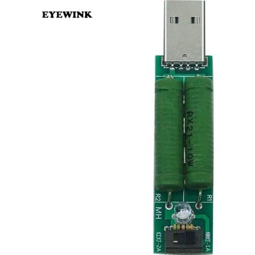 USB Charging Current Detection Load Test Equipment 2A / 1A Discharge Aging Resistance With Switch
