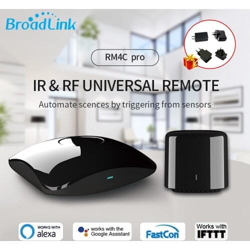 Broadlink RM RM4 Pro Rm4C Mini WiFi IR 433mhz/315mhz RF Universal Smart Remote Control Works With TV/Air Conditioner Google Home