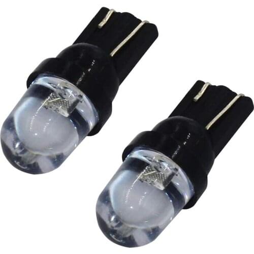 YOLU 2Pcs T10 colorful wide light instrument lamp straw hat lamp round head insert bubble 7 colorful decorative flash lamp