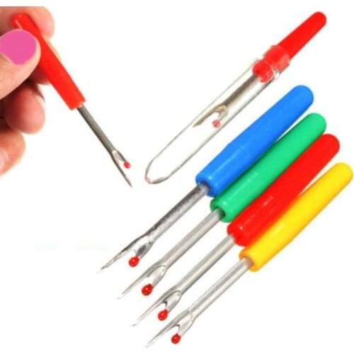 1Pcs Easy To Use Plastic Handle Craft Thread Cutter Seam Ripper Stitch Unpicker Sewing Tool Cross-Stitch Sewing Thread Remover