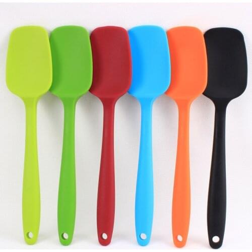 1pc Big Size 28 x 6.2 cm Silicone Spatula Eco Friendly Baking Tools High Temperature Resistant Silicone Cake Spatula