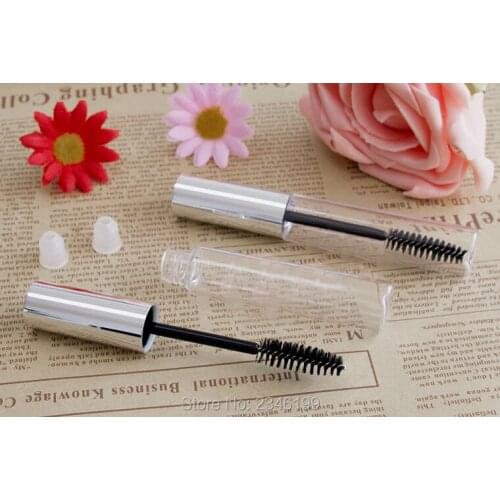 10ML 60pcs/lot Round Empty Eyelash Cream Packing Bottle, Top Grade Plastic Mascara Tube, DIY Eyelash Growth Liquid Container