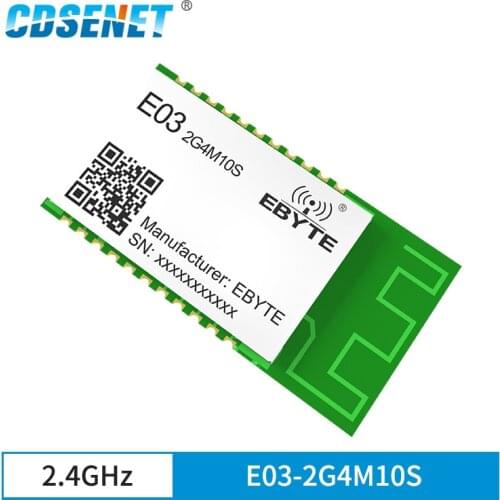 10pcs TELINK TLSR8359 2.4G ISM Band Long Range 600m 512KB Flash 10dBm PCB Antenna 3.3V 32 Digit MCU GPIO TCXO Module E03-2G4M10S