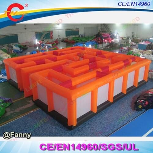 12x12m inflatable maze Outdoor Labyrinth Games Inflatable Maze Toys Inflatable Puzzle Maze Games,free air ship to door