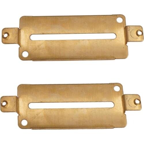 2pcs Electric Guitar Double Coil Pickup Humbucker Baseplates 2.75x1.18inch