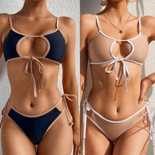 2021 Sexy Bikini Sport Bandeau Push up Bikinis Sexy Women Swimsuit Swimwear Women Bathing Suit Beach Wear Swimming Suit