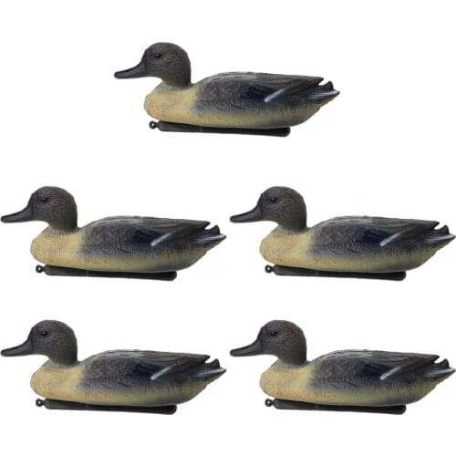 5pcs PE Floating Duck Decoy Hunting Male Decoy Hunting Duck Hunter Greenhand Gear Garden Yard Decors Lawn Ornaments