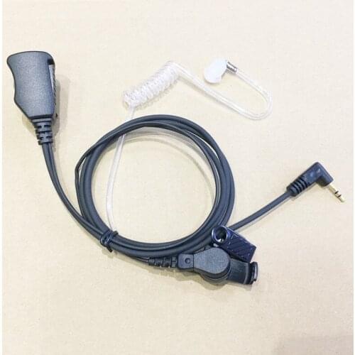 5X Voice Control Clamp PTT Air Tube headphone 2.5mm plug for motorola talk about,TYT TH2R/3R Hytera t320,tc310 walkie talkie