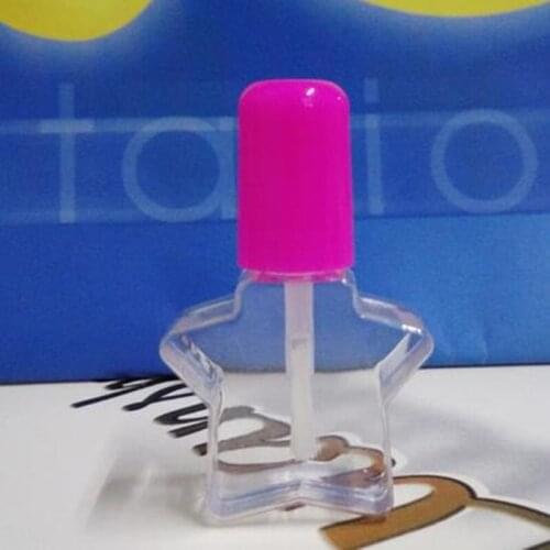 6ml Plastic Nail Polish Bottle with Brush DIY Eyelash Cream Blush Containers Free Shipping