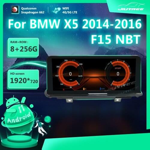 12.3 Inch 256G Android 11.0 Car Radio For BMW X5 F15 2014-2016 NBT System GPS Navigation Multimedia Player Stereo Reciver